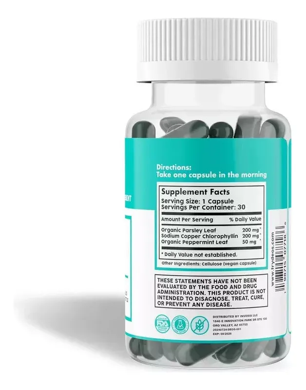 50%OFF 2x1 DEOS™: Cápsulas de Clorofila que Purifican, Desintoxican y Refrescan tu Cuerpo desde el Interior.