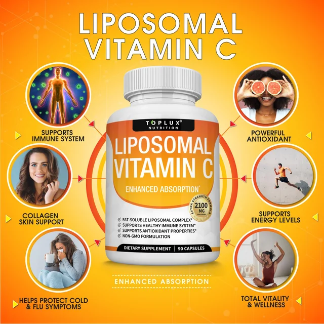 50%OFF 2X1 LIPOSOMAL VITAMIN C™. Alta absorción: Energía, defensas y circulación para mujeres +40