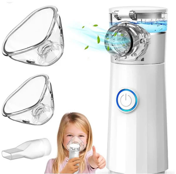 AIRPULSE™: Nebulizador portátil inalámbrico para alivio respiratorio inmediato en cualquier lugar