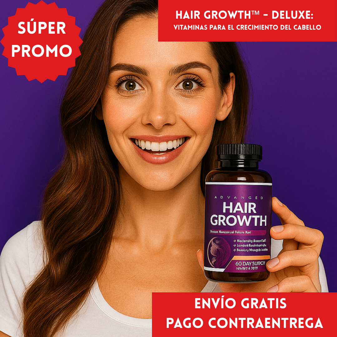 Hair Growth™: ORIGINAL Vitaminas para el crecimiento del cabello