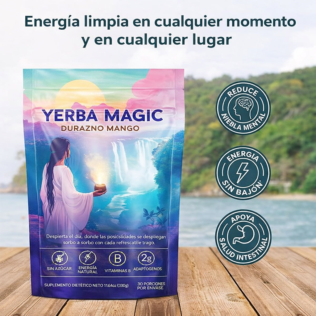 50%OFF - YERBA MAGIC ® 🥭Té Natural en Polvo IMPORTADO 🇺🇸