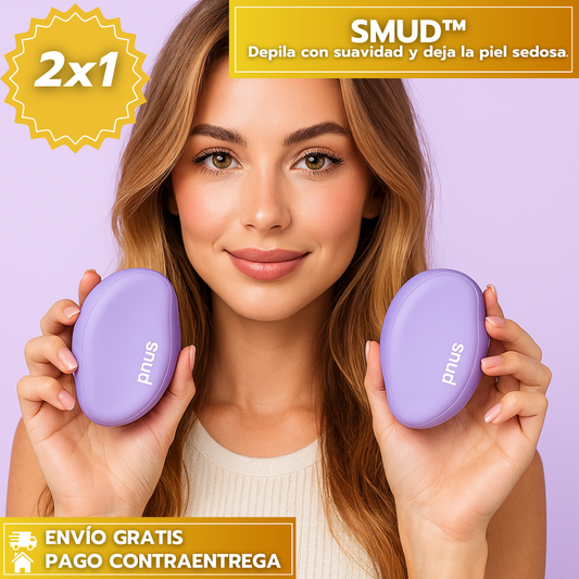 SMUD™: Depila con suavidad y deja la piel sedosa.