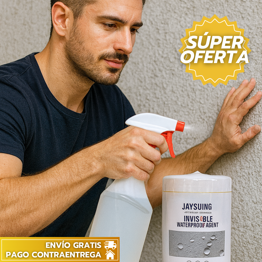 SELLADOR IMPERMEABILIZANTE™:Líquido que sella grietas y bloquea la humedad al instante.