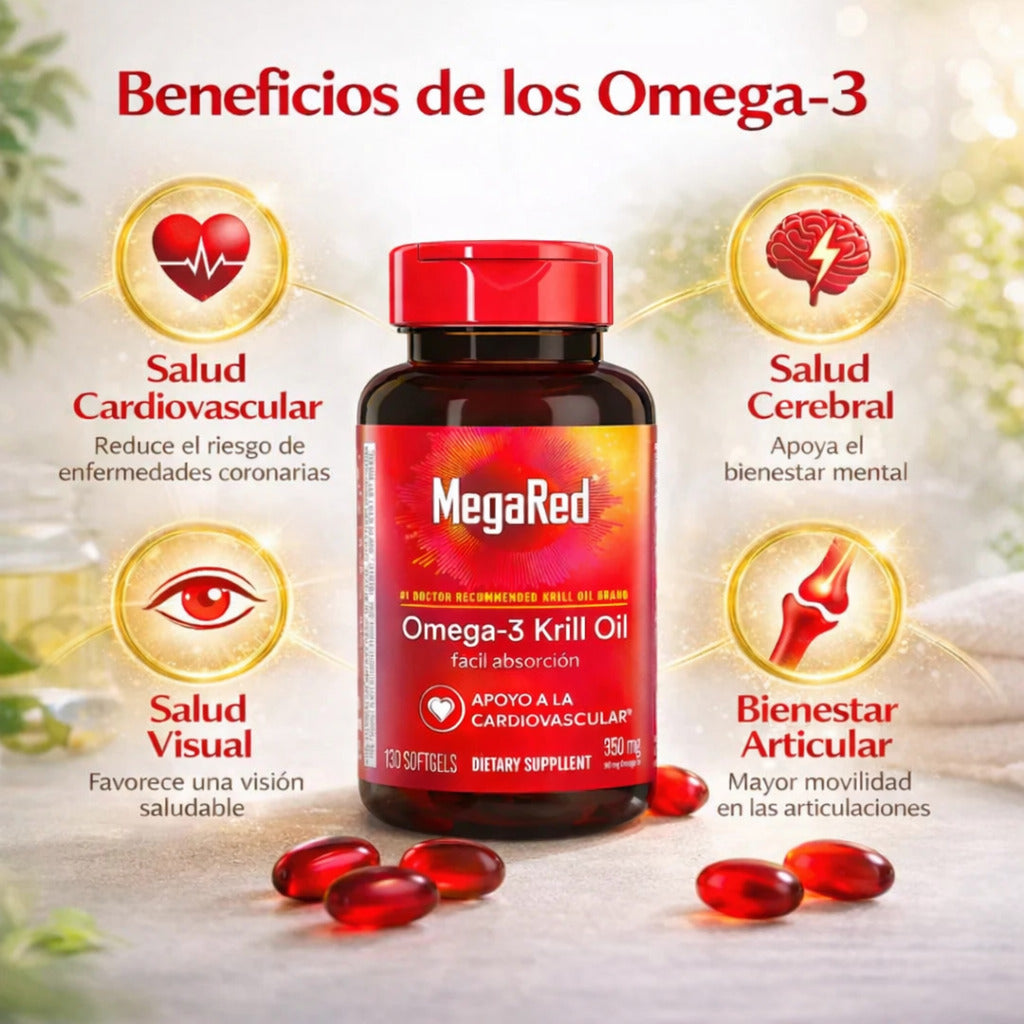 50% OFF - MEGA RED OMEGA 3 PRO™: Suplemento  Para Más energía, más fuerza y mejor rendimiento en una sola cápsula.