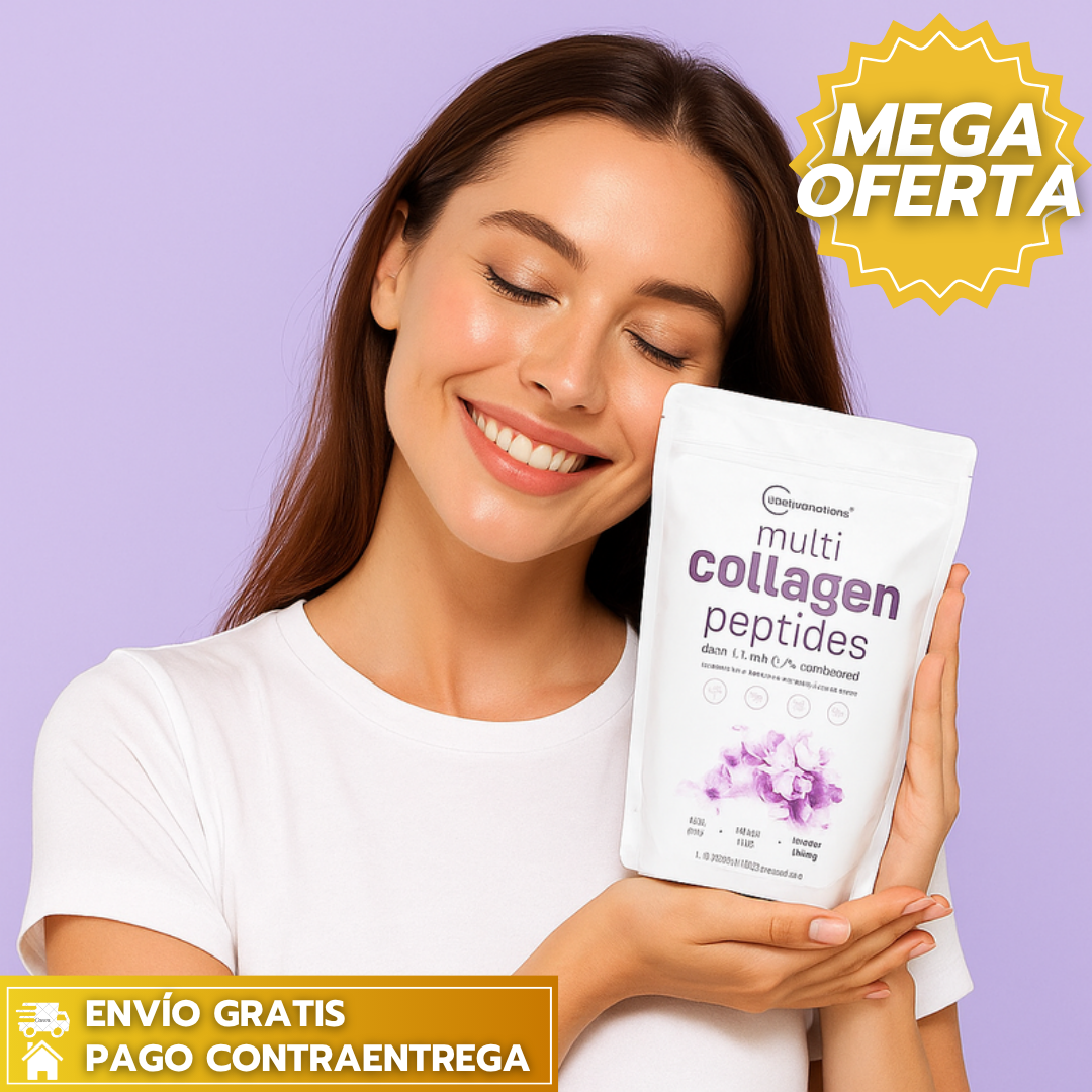 Multi Collagen Peptides™:Nutre tu piel, cabello y articulaciones con colágeno hidrolizado