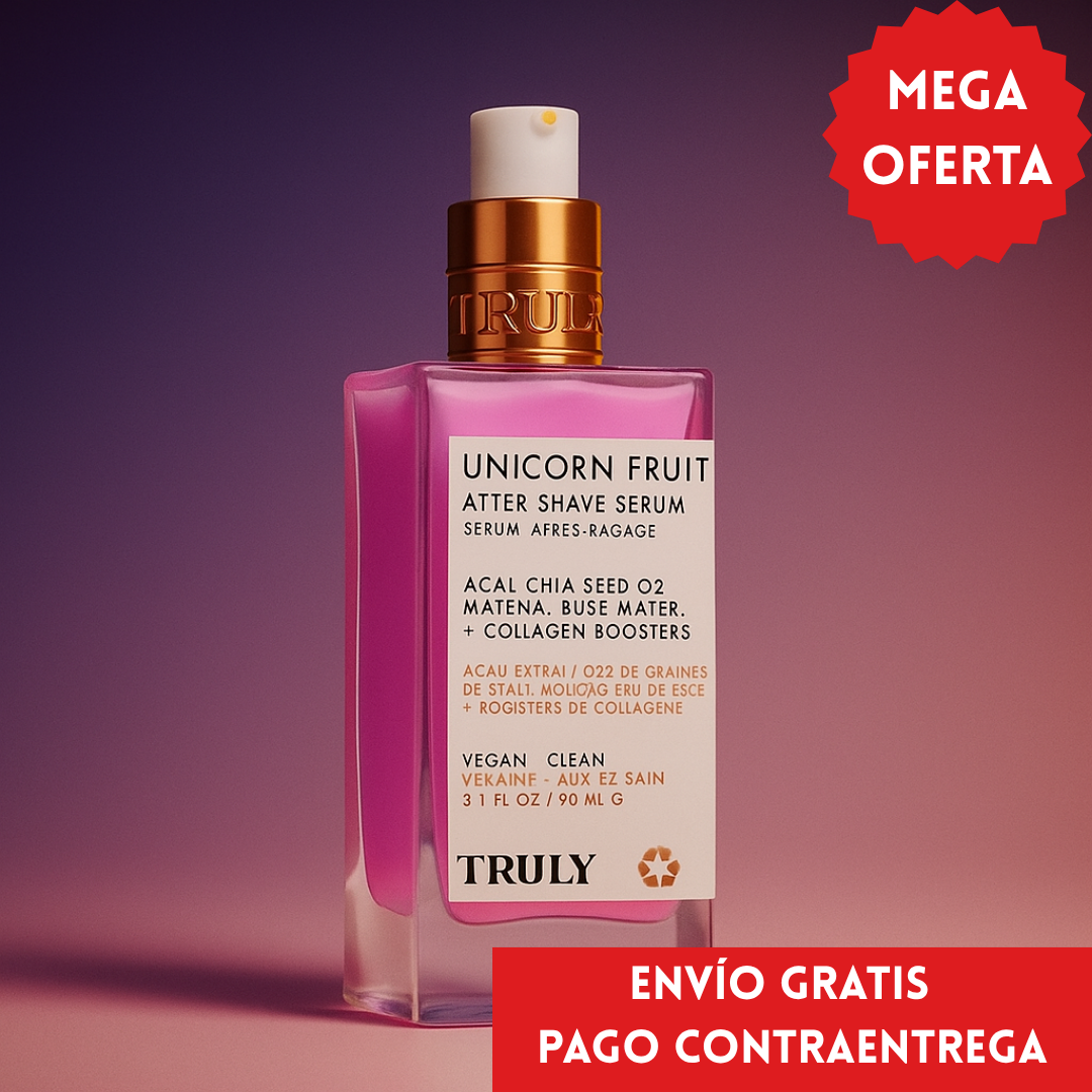 Unicorn Fruit Serum™: ORIGINAL Tratamiento Post-Afeitado Reafirmante e Iluminador