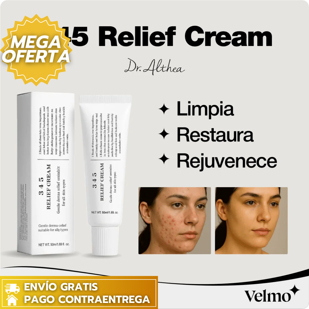 Dr. Althea™ 345 Relief Cream: Crema vegana coreana que hidrata, calma y mejora manchas con árbol de té y niacinamida.
