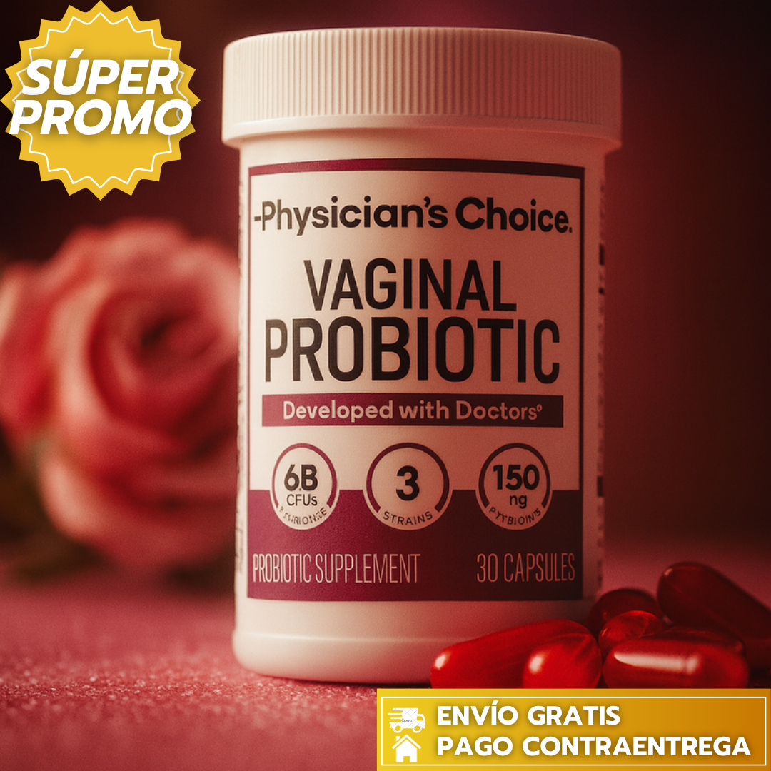 PHYSICIAN'S PROBIÓTICOS VAGINALES™: Equilibrio al pH y apoyo a la salud Íntima femenina.