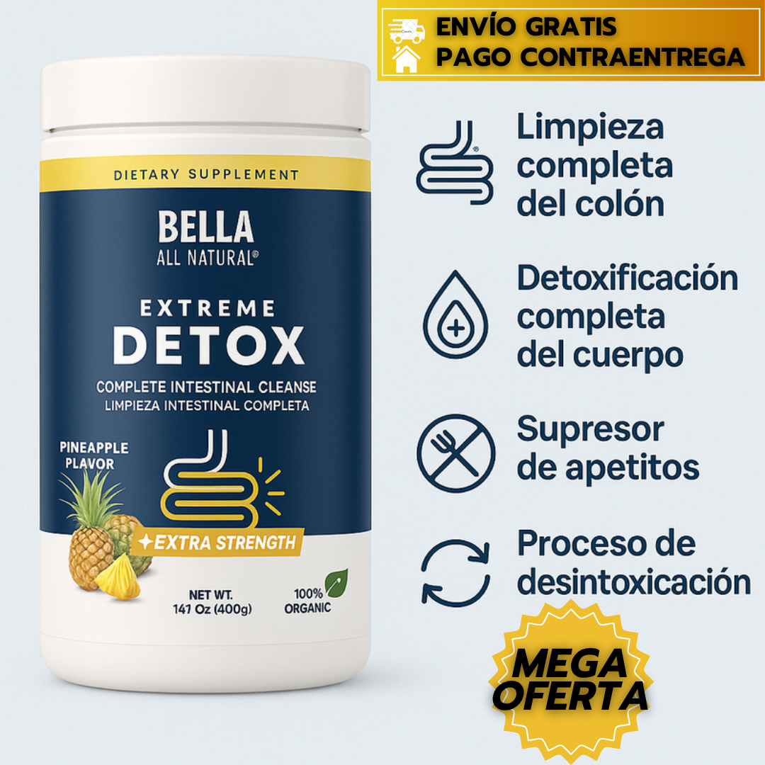 Colon Cleanse™:Detox de acción integral que limpia el colon y elimina toxinas