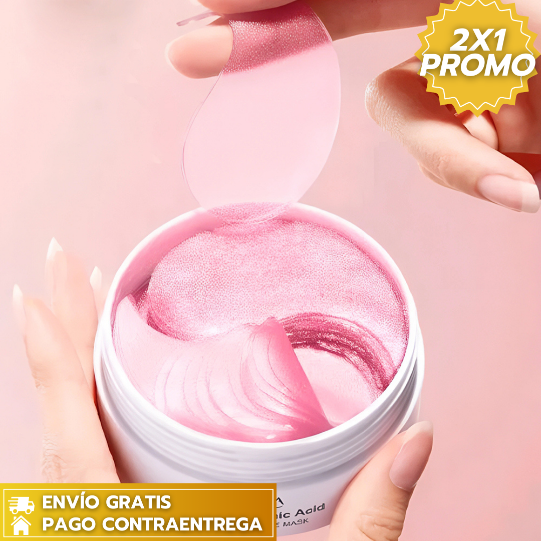 50%OFF 2x1: BIOAQUA Rose-Gleam™: Parches de Hidrogel que Hidratan, Desinflaman e Iluminan el Contorno de Ojos.