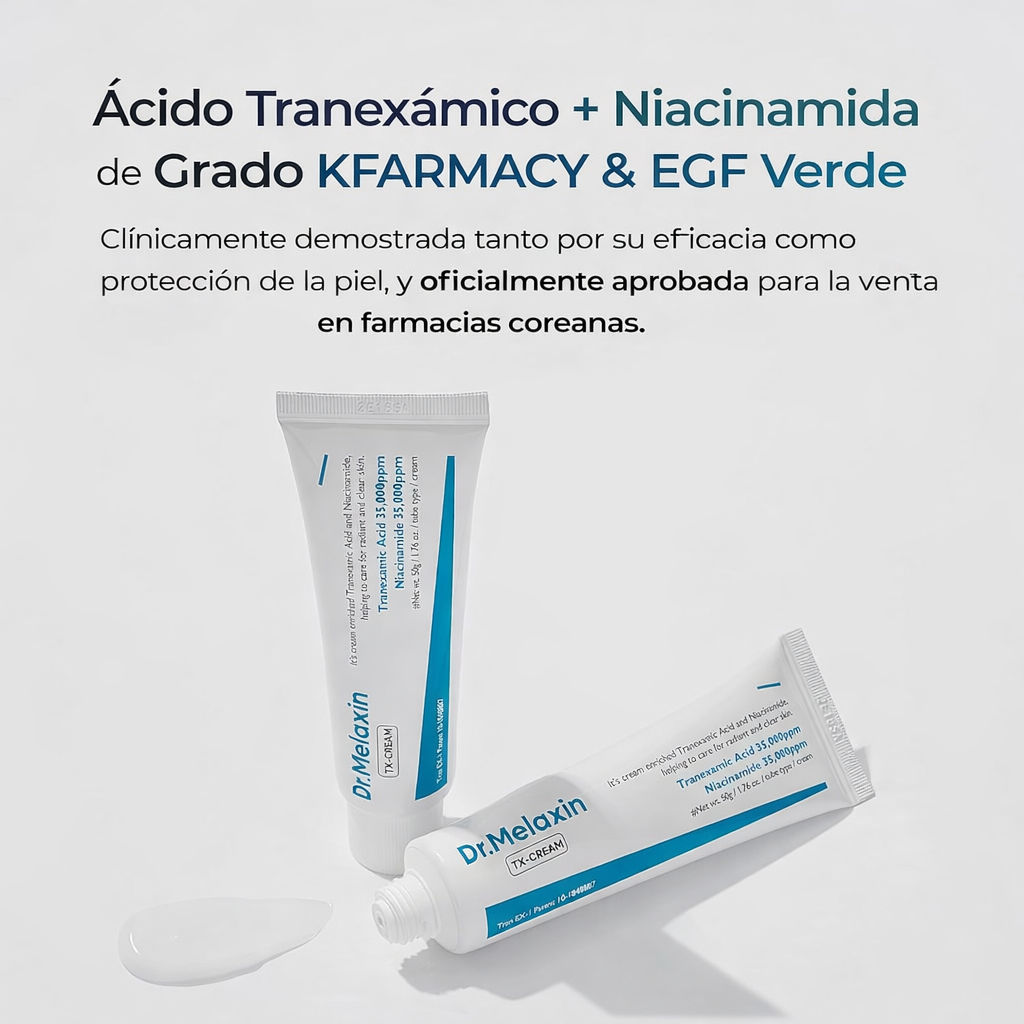 [DR. MELAXIN] CREMA DERMATOLÓGICA™ con Ácido Niacinamida  y Tranexámico que Renueva tu Piel