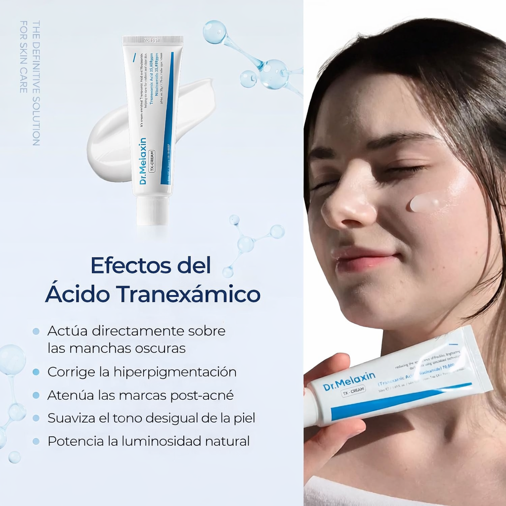 [DR. MELAXIN] CREMA DERMATOLÓGICA™ con Ácido Niacinamida  y Tranexámico que Renueva tu Piel