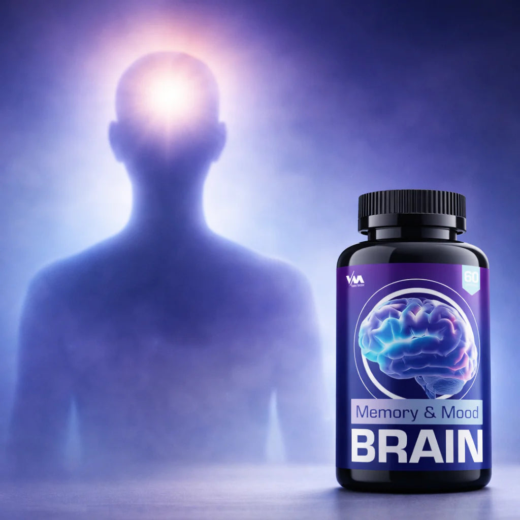 BRAIN MEMORY™: Suplemento Contra la Neuropatía natural para enfoque, claridad y energía mental