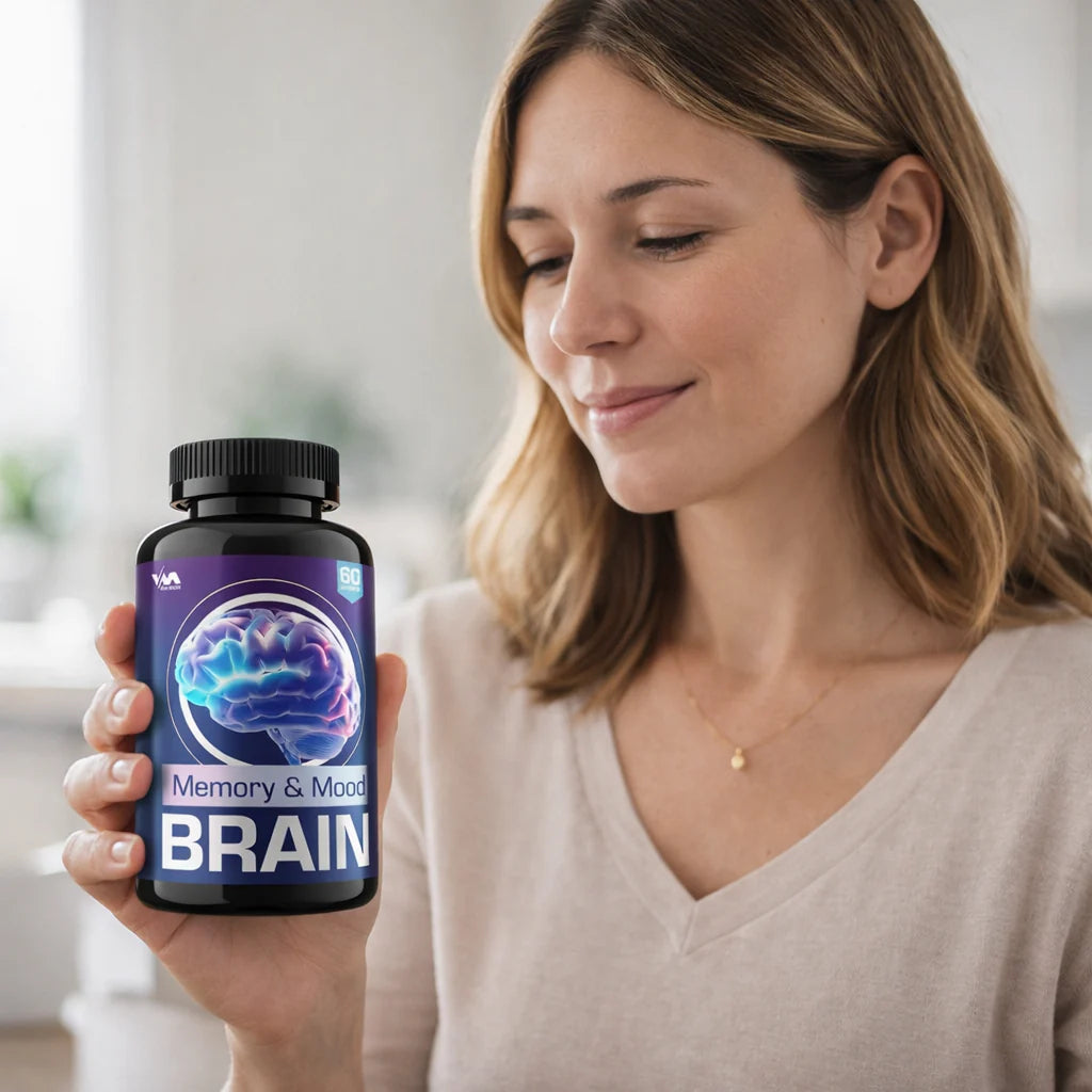 BRAIN MEMORY™: Suplemento Contra la Neuropatía natural para enfoque, claridad y energía mental