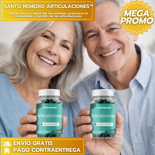 50%OFF- SANTO REMEDIO ARTICULACIONES™: Apoyo para la salud del movimiento, promueve la comodidad y función de las articulaciones.