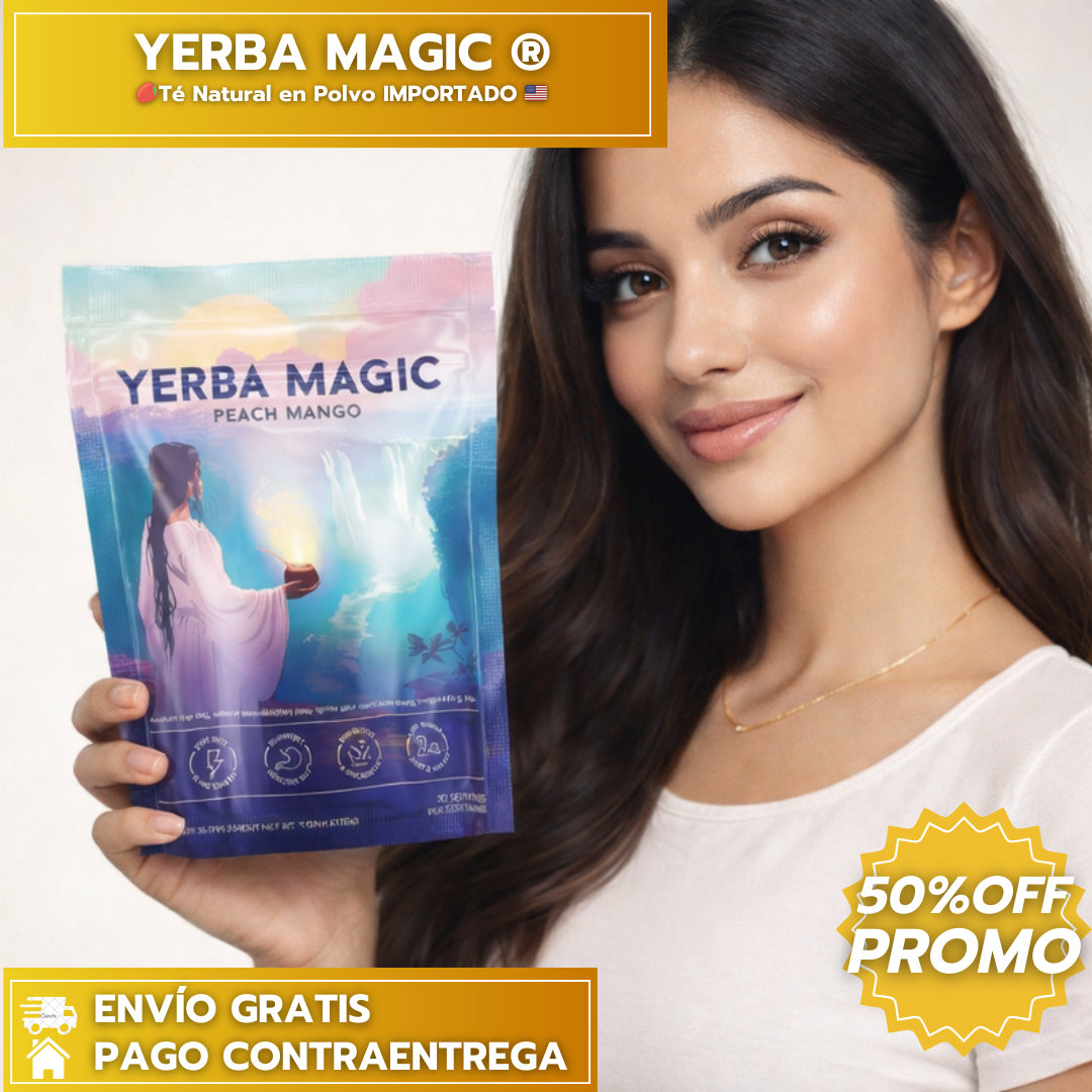 50%OFF - YERBA MAGIC ® 🥭Té Natural en Polvo IMPORTADO 🇺🇸