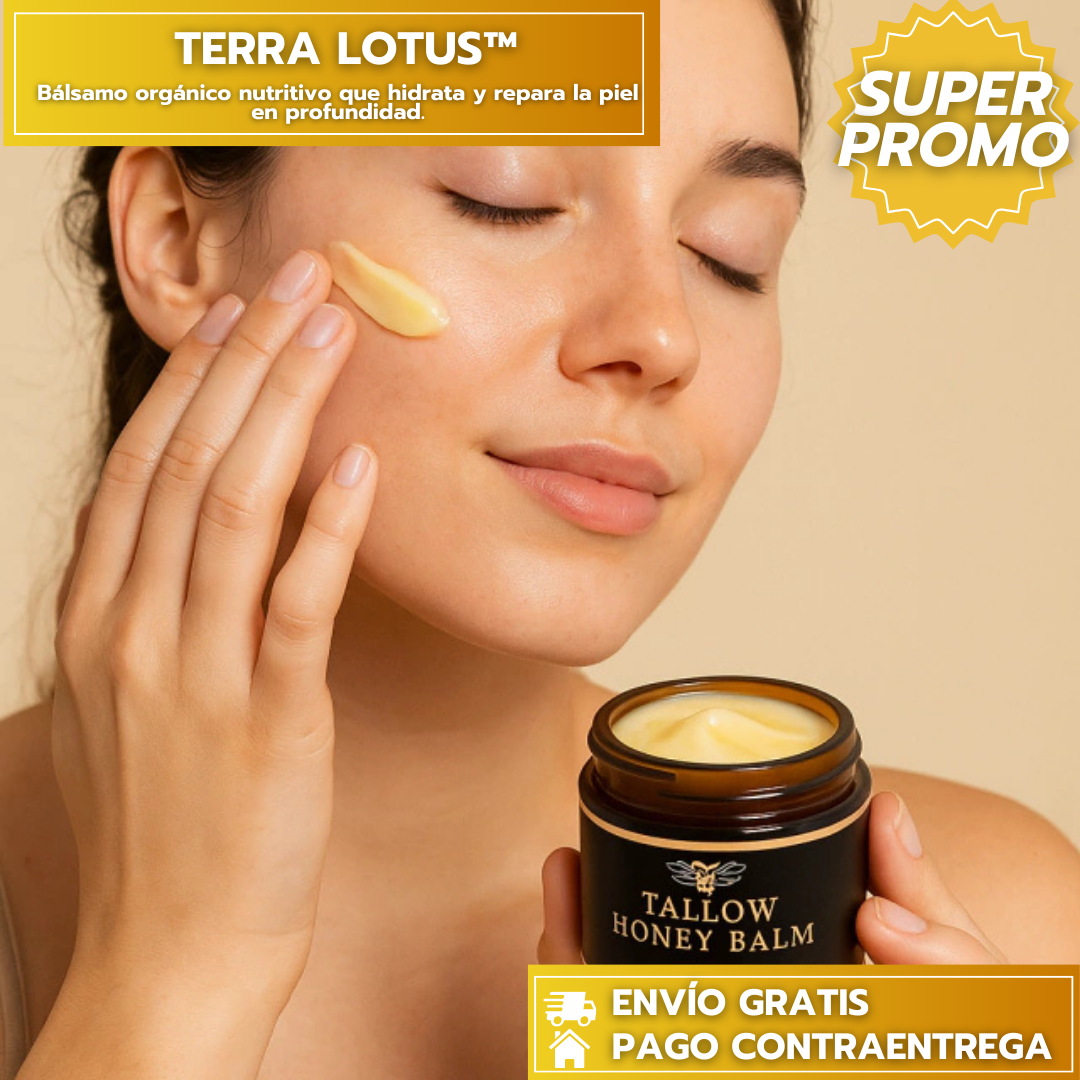 TERRA LOTUS™ (50%OFF): Bálsamo orgánico nutritivo que hidrata y repara la piel en profundidad.