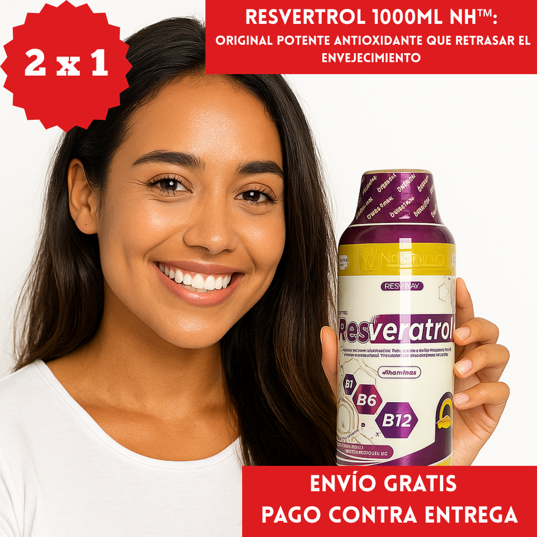 Resvertrol 1000ml Nh™: ORIGINAL potente antioxidante que retrasar el envejecimiento
