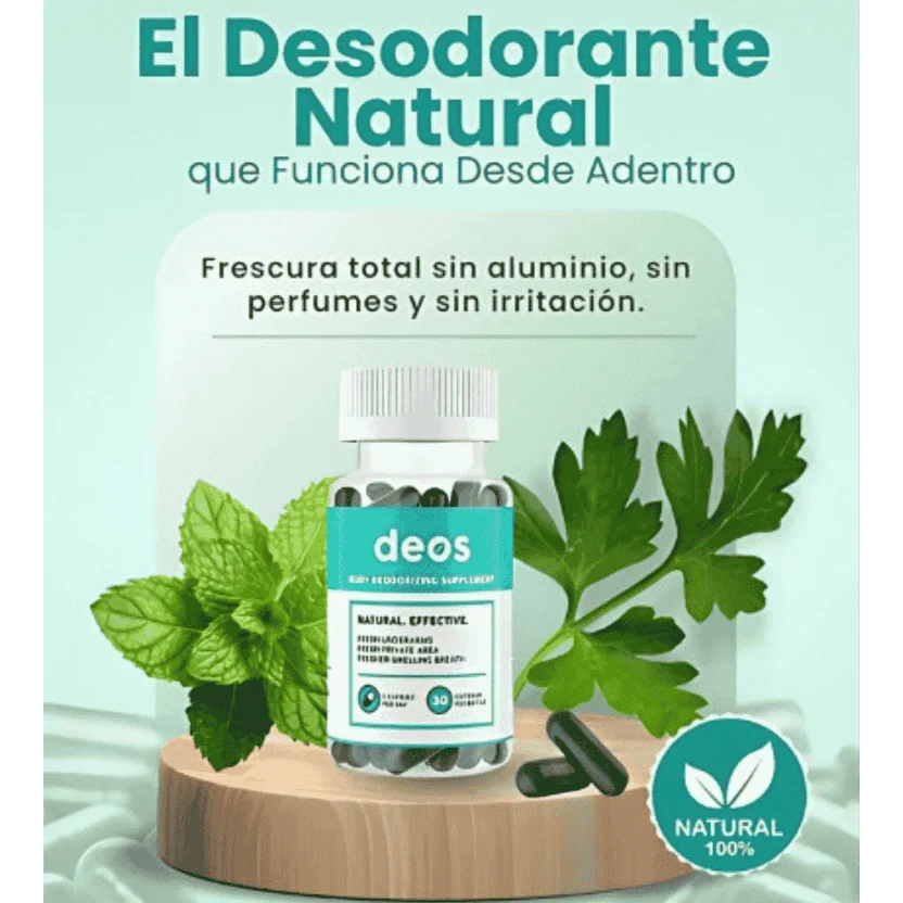 50%OFF 2x1  DEOS™: Cápsulas de Clorofila que Purifican, Desintoxican y Refrescan tu Cuerpo desde el Interior.