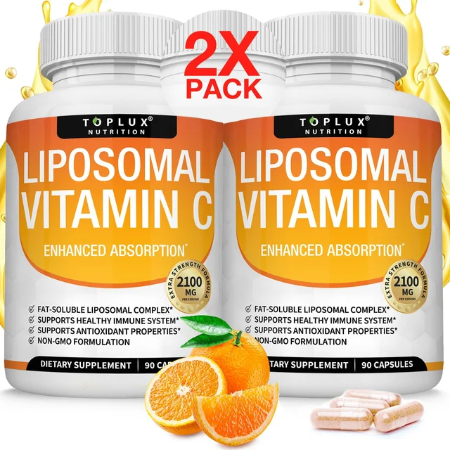 50%OFF 2X1 LIPOSOMAL VITAMIN C™. Alta absorción: Energía, defensas y circulación para mujeres +40