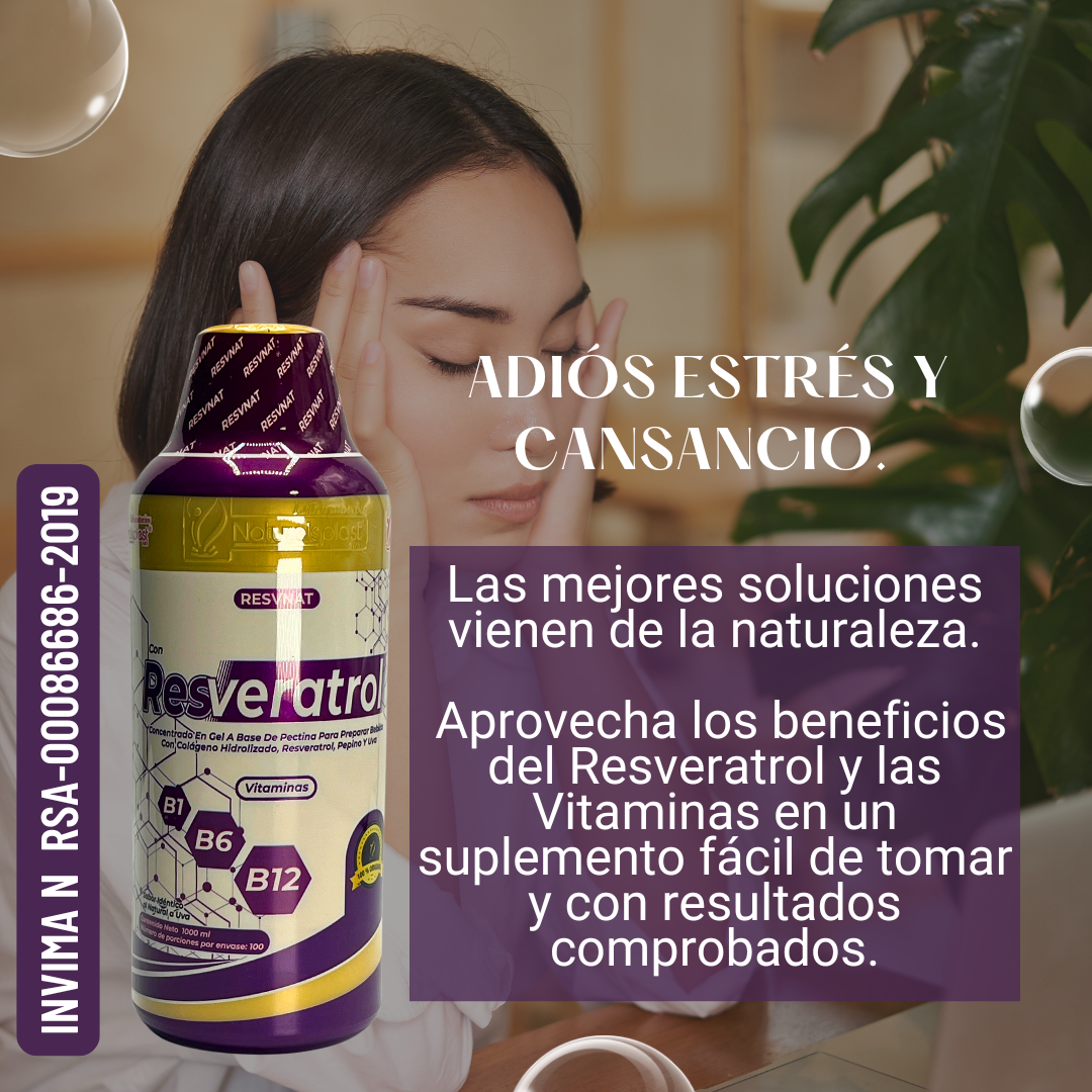 Resvertrol 1000ml Nh™: ORIGINAL potente antioxidante que retrasar el envejecimiento