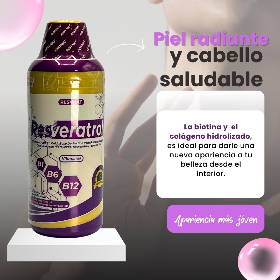 Resvertrol 1000ml Nh™: ORIGINAL potente antioxidante que retrasar el envejecimiento