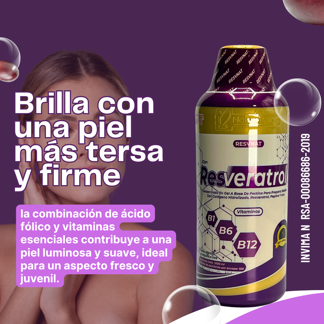 Resvertrol 1000ml Nh™: ORIGINAL potente antioxidante que retrasar el envejecimiento