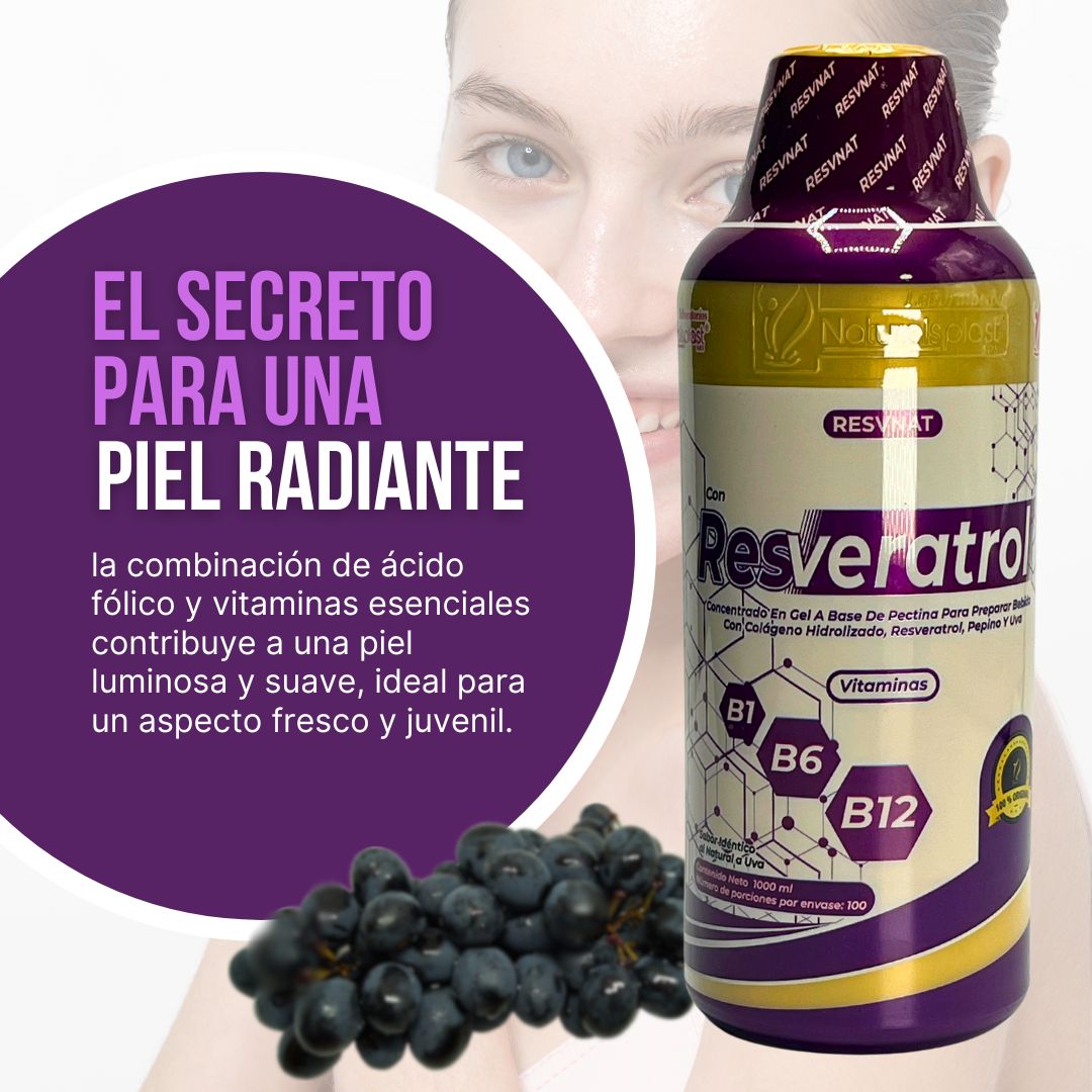 Resvertrol 1000ml Nh™: ORIGINAL potente antioxidante que retrasar el envejecimiento