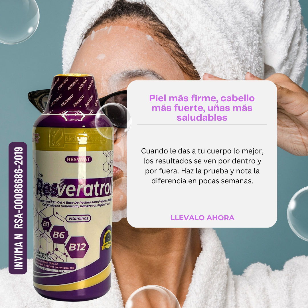 Resvertrol 1000ml Nh™: ORIGINAL potente antioxidante que retrasar el envejecimiento