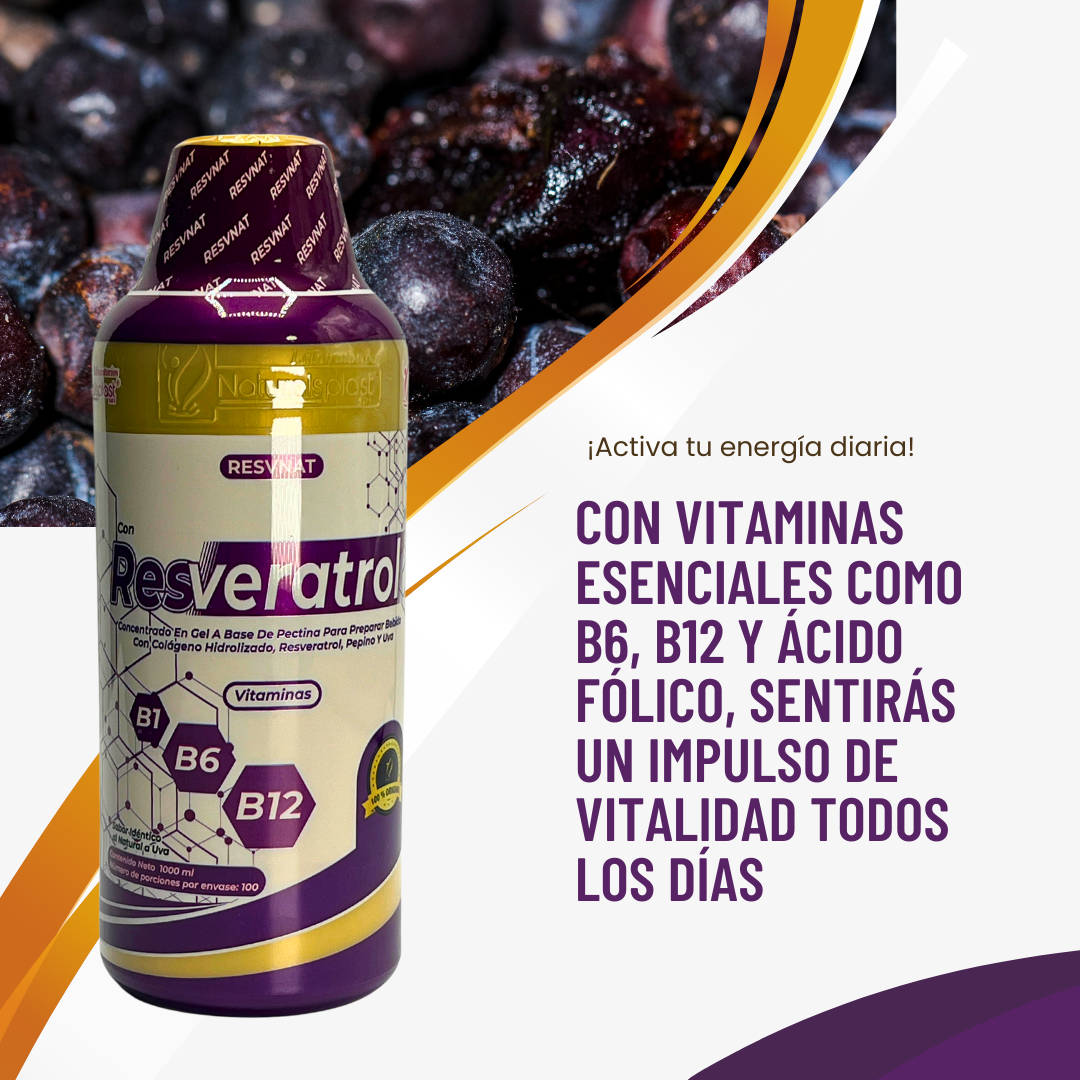 Resvertrol 1000ml Nh™: ORIGINAL potente antioxidante que retrasar el envejecimiento